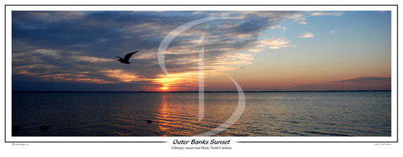 Outer Banks Sunset Panorama