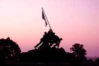 Marine Memorial at sunrise